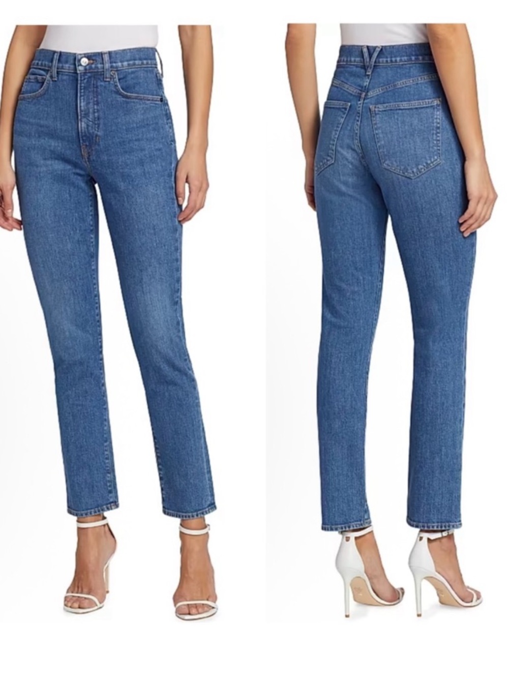 •VERONICA BEARD• Alenah Slim Straight High Rise Jeans in Midmorning Sun Size 27‎